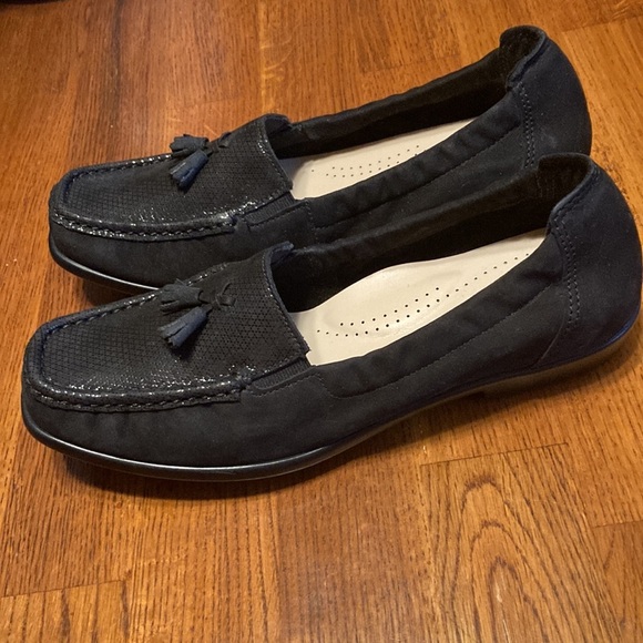 🌸NIB SAS Hope Womens Made in USA Leather Suede Loafer - size 7 Med - Picture 7 of 15